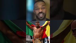 Jon Jones reacts to Francis Ngannou koing Renan Ferreira [upl. by Bibbie]