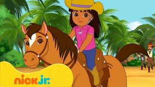 Dora and Friends  Dora redt een draak met elfjes 🧚‍♀️  Nick Jr Nederlands [upl. by Nnylodnewg]