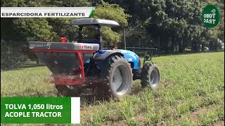 torotrac  Yomel  Abonadora Acople Tractor [upl. by Ylrebmek]