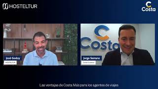 Entrevista a Jorge Serrano director comercial para España y Portugal de Costa Cruceros [upl. by Nuyh]