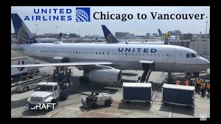 Trip Report United Airlines economy class from Chicago to Vancouver ORDYVR [upl. by Steel]