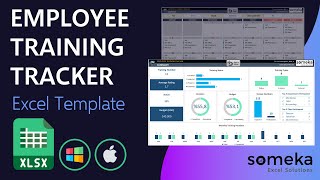 Employee Training Tracker  Excel template to plan and track learning [upl. by Radec]