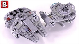 LEGO Millennium Falcon amp Outrider Custom Micro [upl. by Milak]