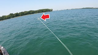 EXPLODING SHALLOW WATER BASS FISHING  Lake StClair Fishing [upl. by Suhpoelc451]