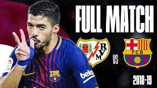 Rayo Vallecano  FC Barcelona 23 LALIGA 20182019 FULL MATCH [upl. by Adnoval]