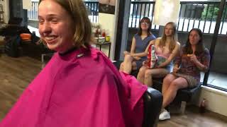 German Backpackers Get Haircuts [upl. by Revorg101]