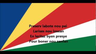 Hymne national des Seychelles [upl. by Maghutte]