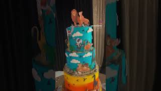 Lion King Cake cake lionking birthdaycake soyummy uniquecakes [upl. by Derdlim]