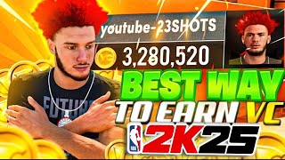 HOW TO GET VC FAST IN NBA 2K25 THE BEST amp FASTEST METHODS [upl. by Namsaj]