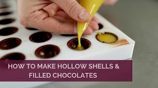 How to Make Hollow Shells amp Filled Chocolates [upl. by Amr240]