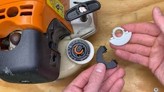 Stihl weed wacker gas cap repair [upl. by Anires]