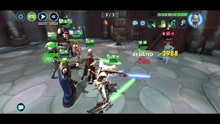 DS Geo TB P4  Count Dooku Combat Mission 22  Phase 4  Dark Side Geonosis Territory Battle SWGOH [upl. by Acinna]