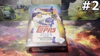 Numbered Rising Rookie Relic Pulled 2024 Topps Update Series Hobby Box Opening [upl. by Natala965]