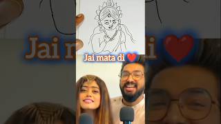 MAA DURGA DRAWING WITH SACHET PARAMPARA BEAUTIFUL SONG shorts maa [upl. by Gerik]