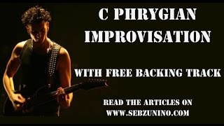 C PHRYGIAN IMPROVISATION amp FREE BACKING TRACK [upl. by Shifra]