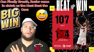 Heat Fan Reacts to Miami Heat vs Cleveland Cavaliers Game 69 Highlights and Review [upl. by Acirtal]