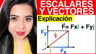 ¿CUÁLES SON LOS COMPONENTES ESCALARES y LAS COMPONENTES VECTORIALES [upl. by Saref240]