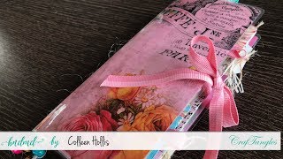 DIY Travelers notebook signature mini album [upl. by Fania]