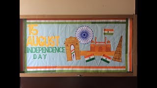 independence day board decoration [upl. by Orrocos429]