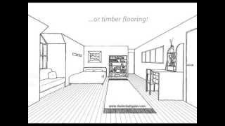 One Point Perspective Room Tutorial [upl. by Hudis]