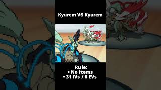 WKyurem VS BKyurem shorts pokemon [upl. by Bendicty]