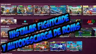 TUTORIAL FIGHTCADE 2  AUTODESCARGA 2024 ¡NO BUSQUES MÁS LAS ROMS [upl. by Niwle913]