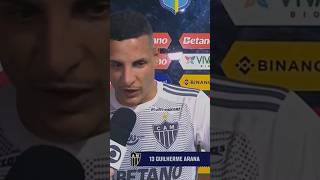 Entrevista Polêmica do Guilherme Arana Final do Jogo Criciúma X Atlético MG Campeonato Brasileiro [upl. by Yetnruoc734]