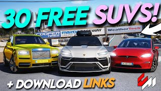 30 FREE SUV CAR MODS FOR ASSETTO CORSA  DOWNLOAD LINKS [upl. by Zasuwa]