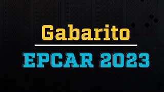 GABARITO EPCAR 2023  ProMilitares [upl. by Bromley]