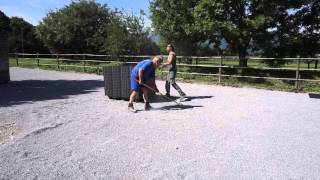 Verlegung Ecoraster Paddock [upl. by Rodd]