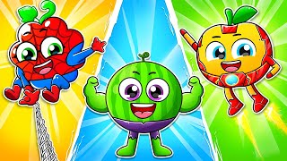 My Superhero Friend Song 🦸‍♂️ Superhero Switcheroo  Superhero Team  YUM YUM  Funny Kids Songs [upl. by Oliver]