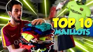 MON TOP 10 DE MES MEILLEURS MAILLOTS DE FOOT 1000€ DE MAILLOTS [upl. by Octavia]