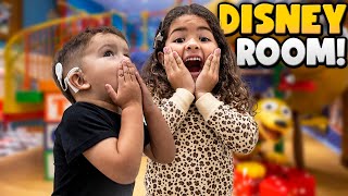 Ultimate Kids Disney Room Makeover Surprise [upl. by Anirual]