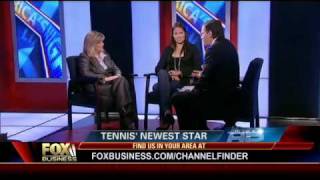 Ana Ivanovic on Fox Business [upl. by Glory]