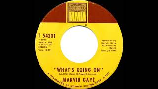 1971 HITS ARCHIVE What’s Going On  Marvin Gaye a 1 recordmono 45 [upl. by Toinette]