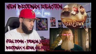 Brodnax  Stay Down Ft Demun Jones amp Adam Calhoun Official Music Video VibeWitTyREACTION [upl. by Tychon]