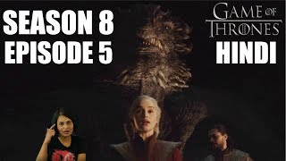 Game of Thrones Season 8 Episode 5 Explained in Hindi [upl. by Elyac433]