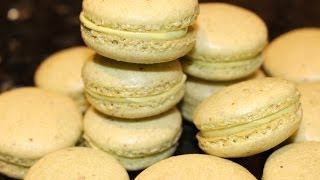 How to Make Matcha Macarons with Matcha Butter Cream [upl. by Edan]