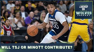 Can Terrence Shannon Jr or Josh Minott crack the Timberwolves rotation Plus Luka Garzas new role [upl. by Lordan]