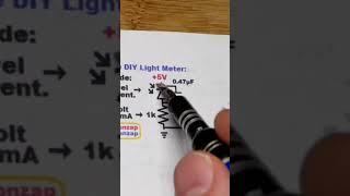 DIY Photodiode Light Intensity Sensor Circuit electronics howto diy [upl. by Acila]