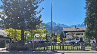 Garmisch Partenkirchen  Walking Tour amp Picturesque Landscape In Bavaria Germany  Travel Tales [upl. by Cirdet]