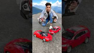 Big Size RC Ferrari Car vs Remote Control Audi Q7 Car Ki Testing rccar [upl. by Krenek]