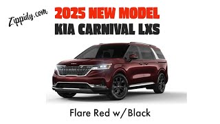 2025 Kia Carnival LXS  Flare Red  MSRP 40160 [upl. by Erej320]