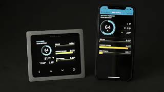 SIMARINE Pico screen and Smartphone app in Unison Batteries Tanks Temperatures [upl. by Anada]