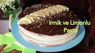 Irmik ve Limonlu Pasta  Lemon Semolina Cake  Лимонный Торт на Манке [upl. by Elset]