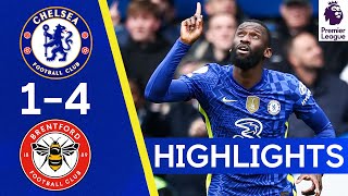 Chelsea 14 Brentford  Rüdiger Hits LongRange Screamer In Blues Defeat  Premier League Highlights [upl. by Rickie679]