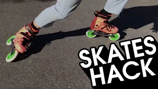 HOW TO GET USED TO NEW INLINE SKATES OR WHEELS QUICK  INLINE SKATING HACK [upl. by Iidnarb240]