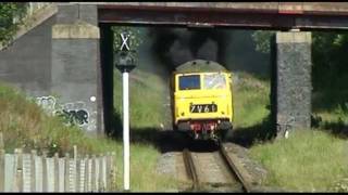 Mega clagg Hymek D7076 Test run with new Maybach 870 engine  29611 [upl. by Houghton]