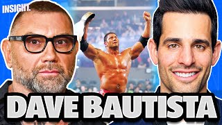 Dave Bautista On Recent Weight Loss Triple H Iconic Theme Music WWE Hall Of Fame Evolution [upl. by Benoite283]