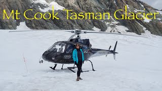 New Zealand  an epic view of Aoraki Mt Cook and the Tasman Glacier by ski plane and helicopter [upl. by Ardekan80]